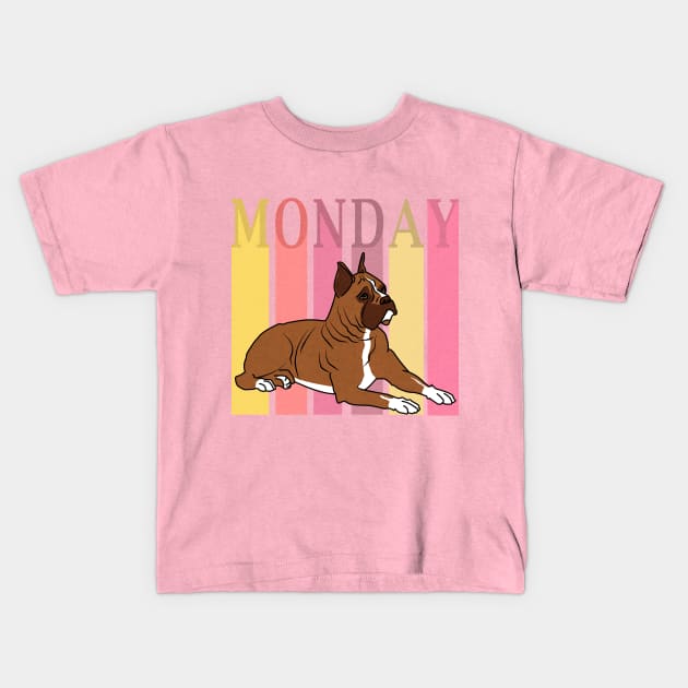 Pink mondays sucks Kids T-Shirt by Nosa rez